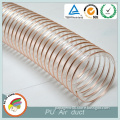 1&quot;-16&quot; Clear plastic flexible pu ventilation air conditioning ducts